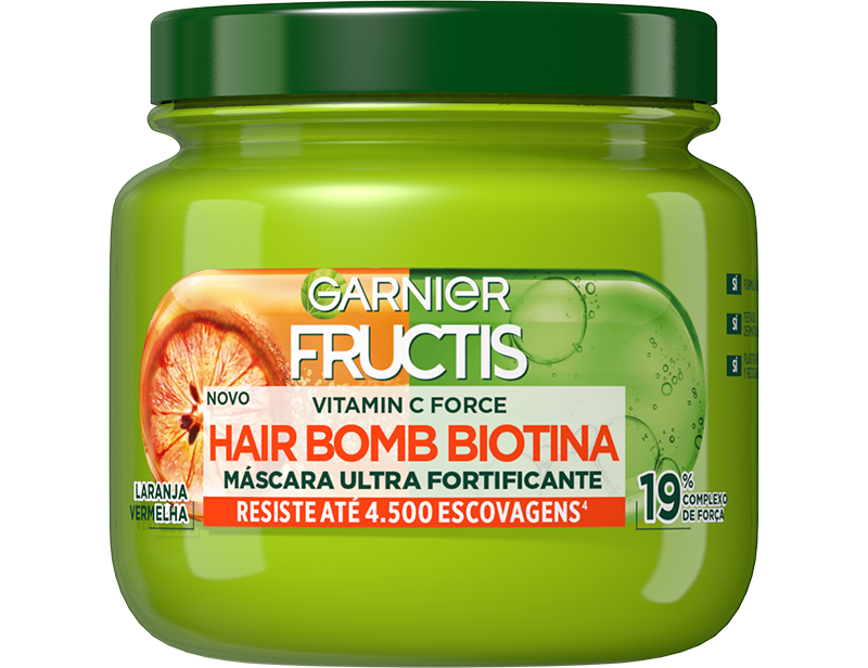 Garnier Fructis apresenta máscaras Hair Bomb