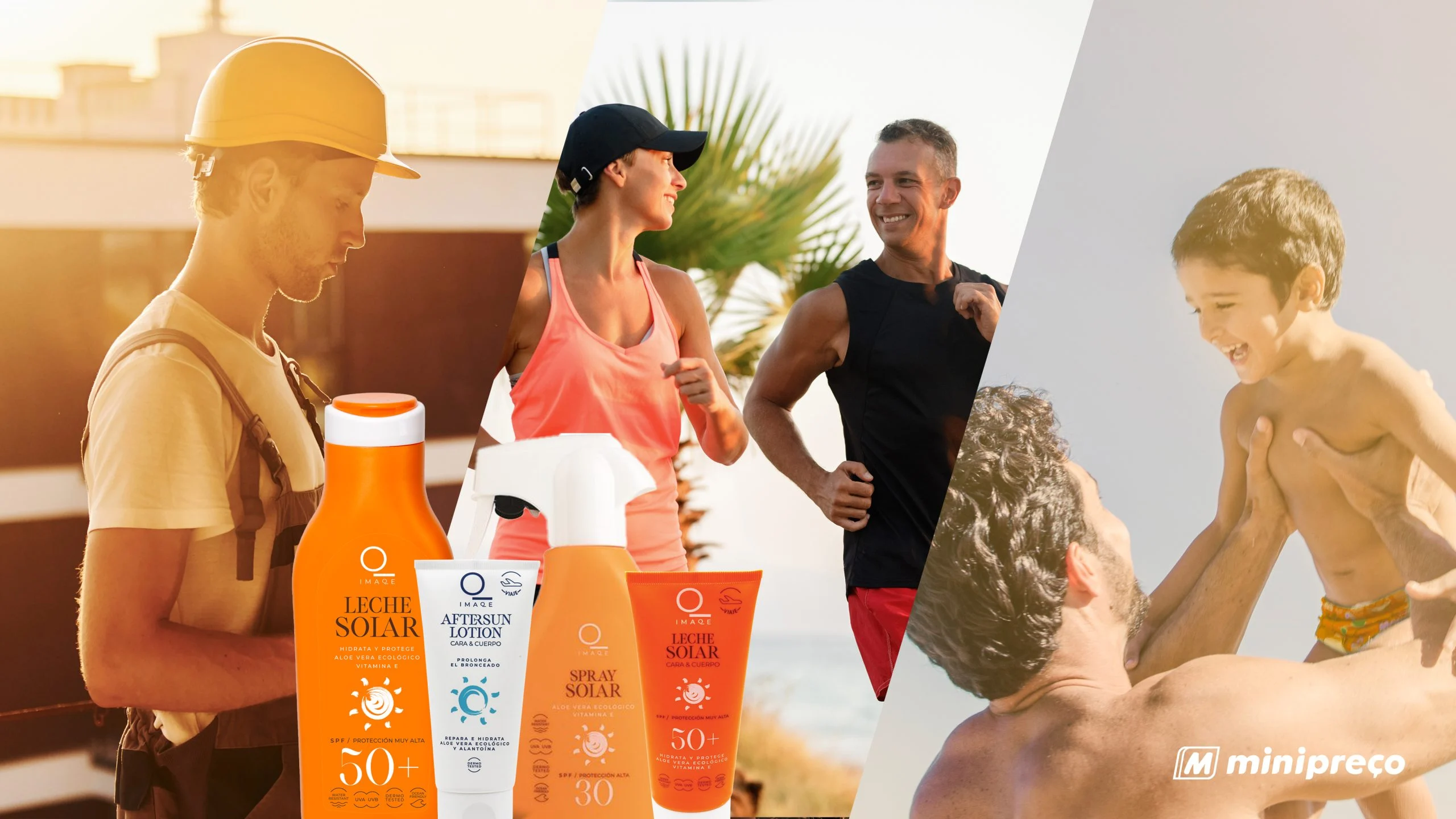 Minipreço lança dois novos produtos solares em formato viagem da marca IMAQE