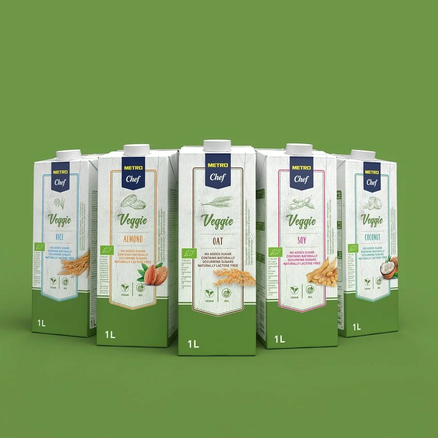 Makro lança bebidas vegetais Metro Chef