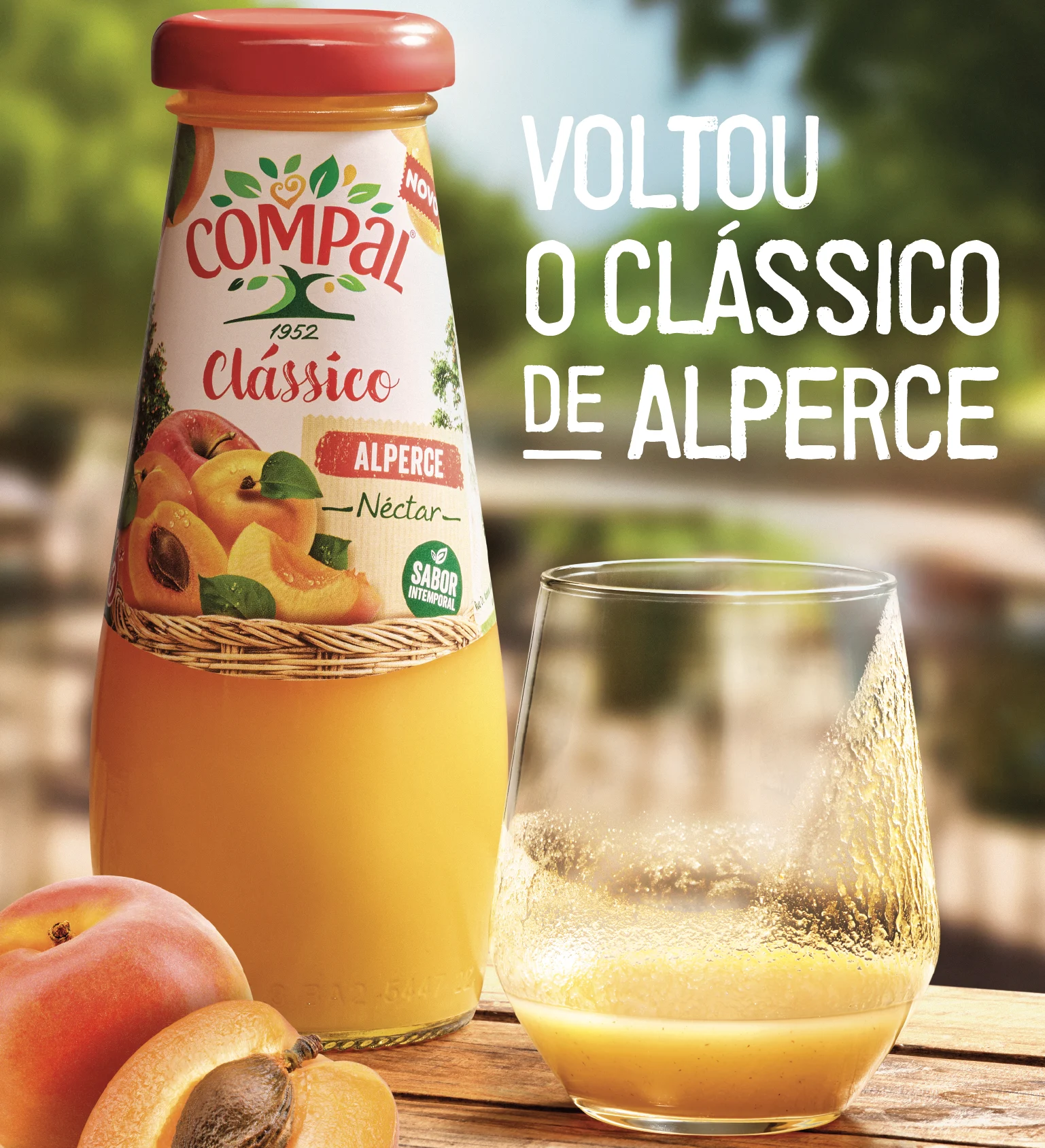 Compal relança o sabor de Alperce