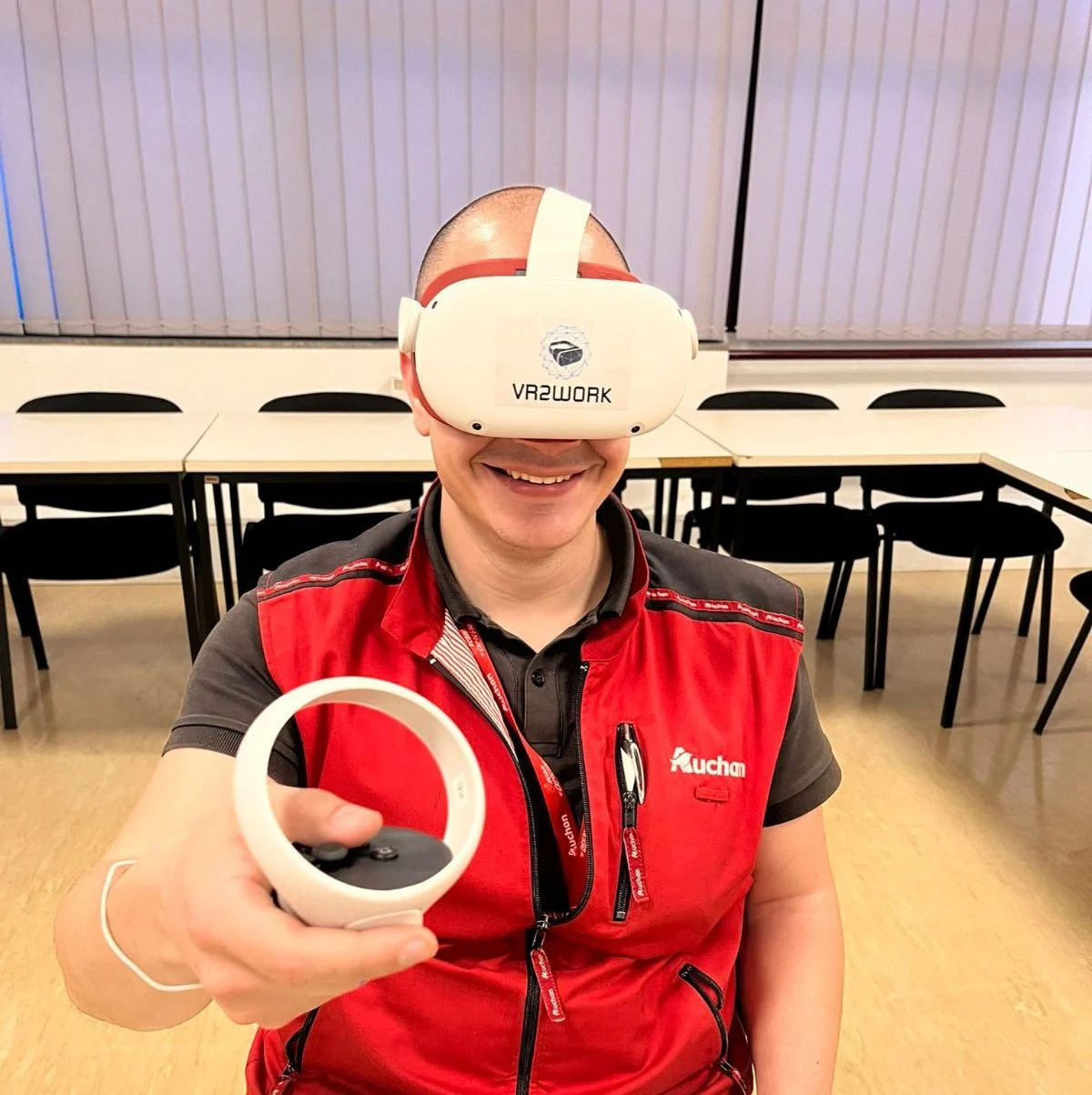 Auchan implementa soluções de realidade virtual na formação dos seus colaboradores