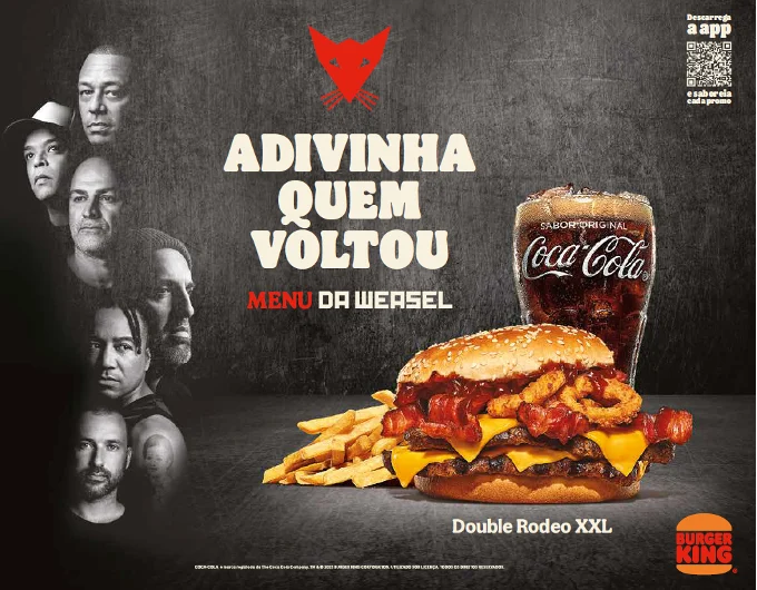 Burger King e Da Weasel juntos em colaboração inédita