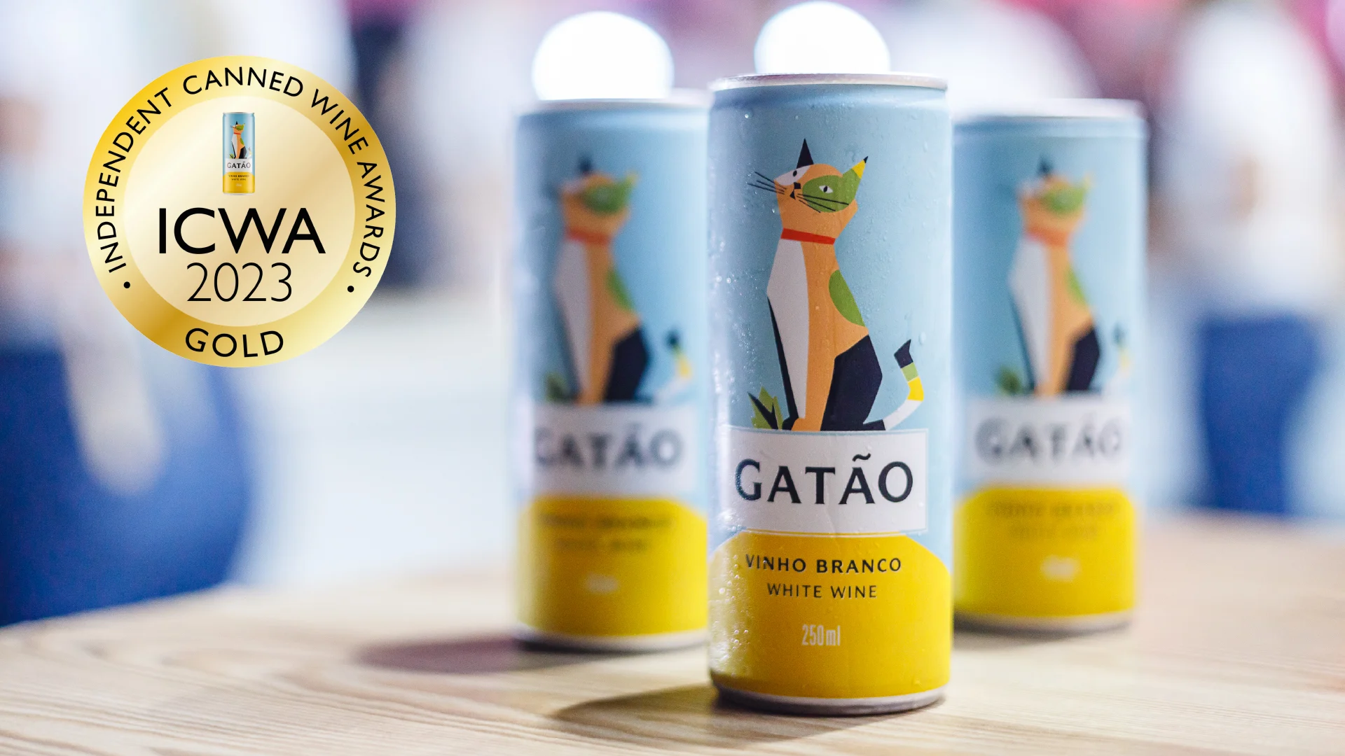 Gatão Lata conquista ouro no concurso Independent Canned Wine Awards 2023