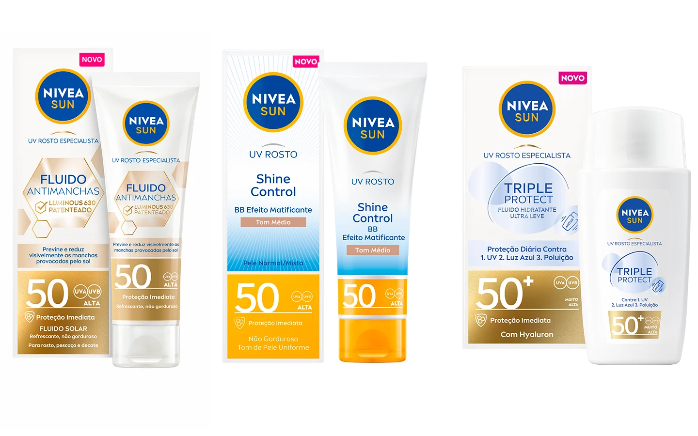 Nivea Sun aposta em novos protetores solares para os cuidados do rosto