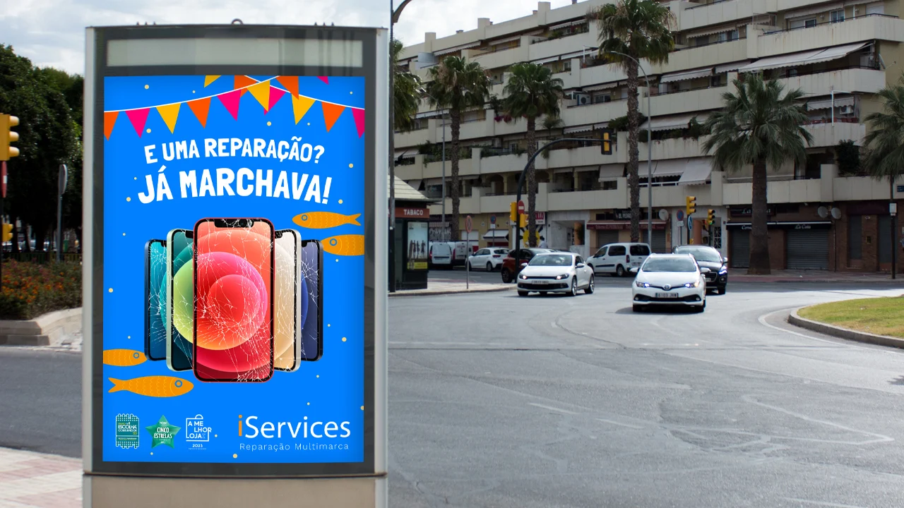 “Um Arraial de Reparações!” na iServices