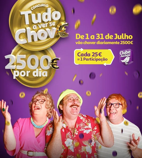 Auchan mete “Tudo a Ver se Chove”