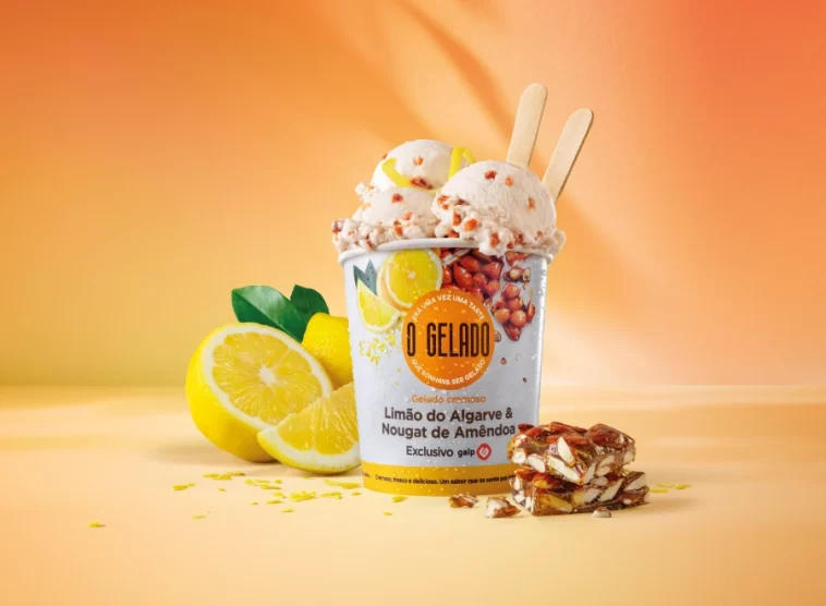 Gelado Galp Limão e Nougat