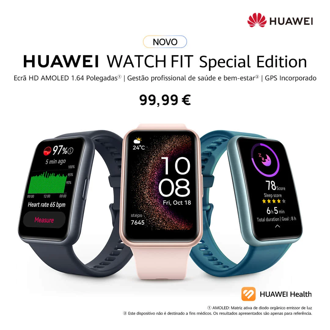 Huawei Watch FIT Special Edition chega a Portugal