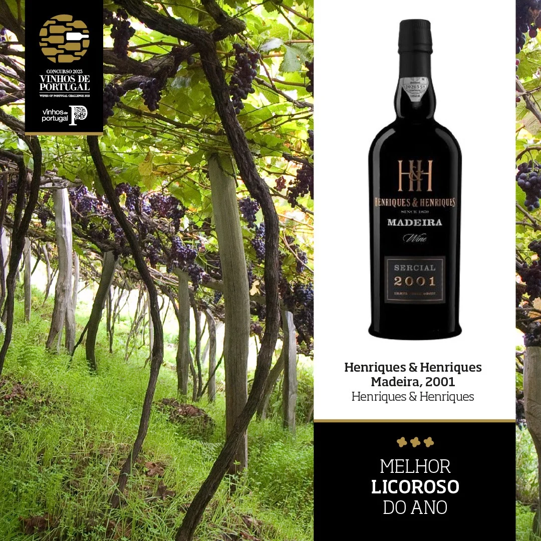 Melhor vinho do ano na categoria Licoroso é da região da Madeira