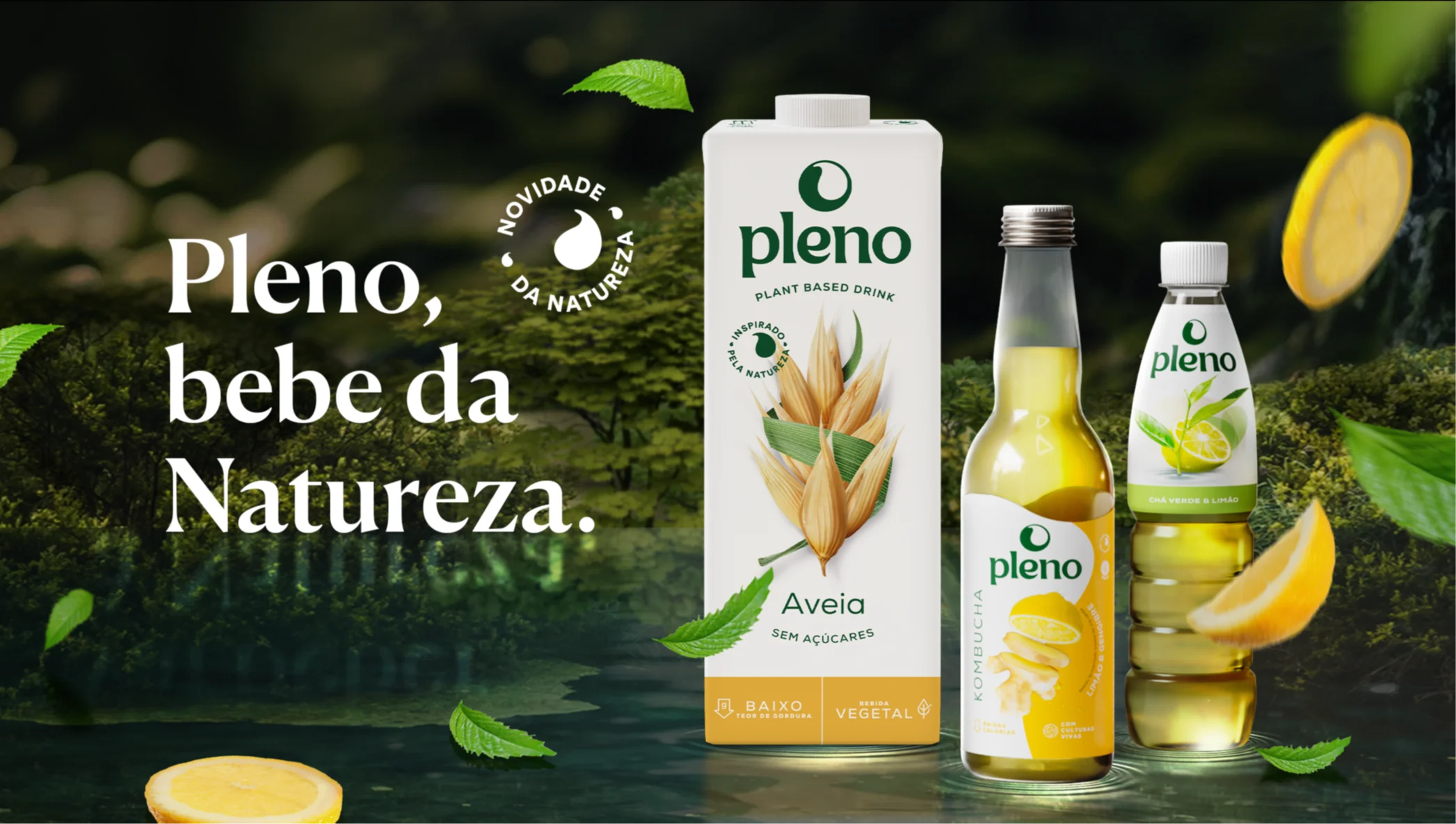 Pleno lança novas opções de bebidas plant-based