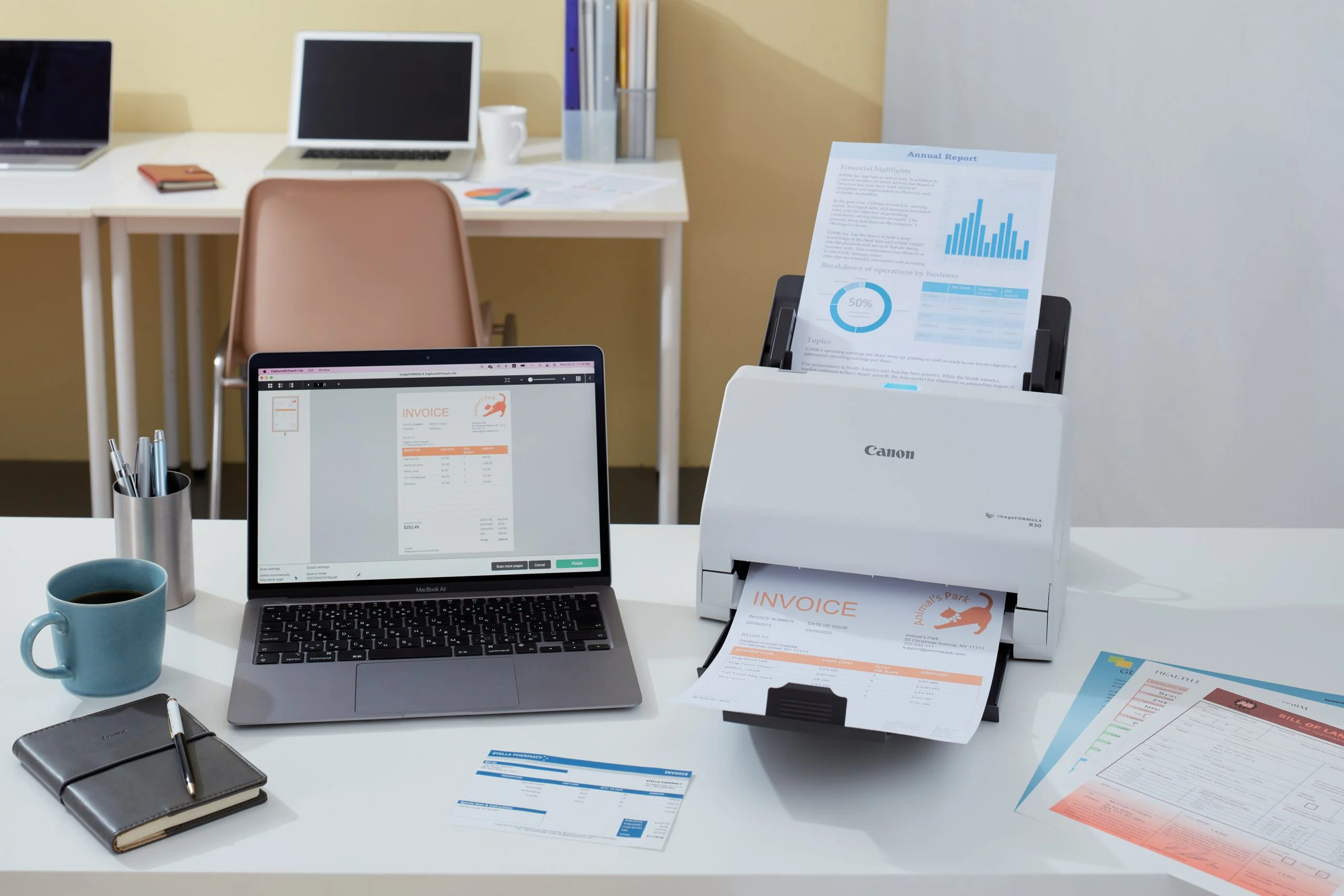 Canon lança scanner “plug and play” para escritórios em casa e pequenas empresas