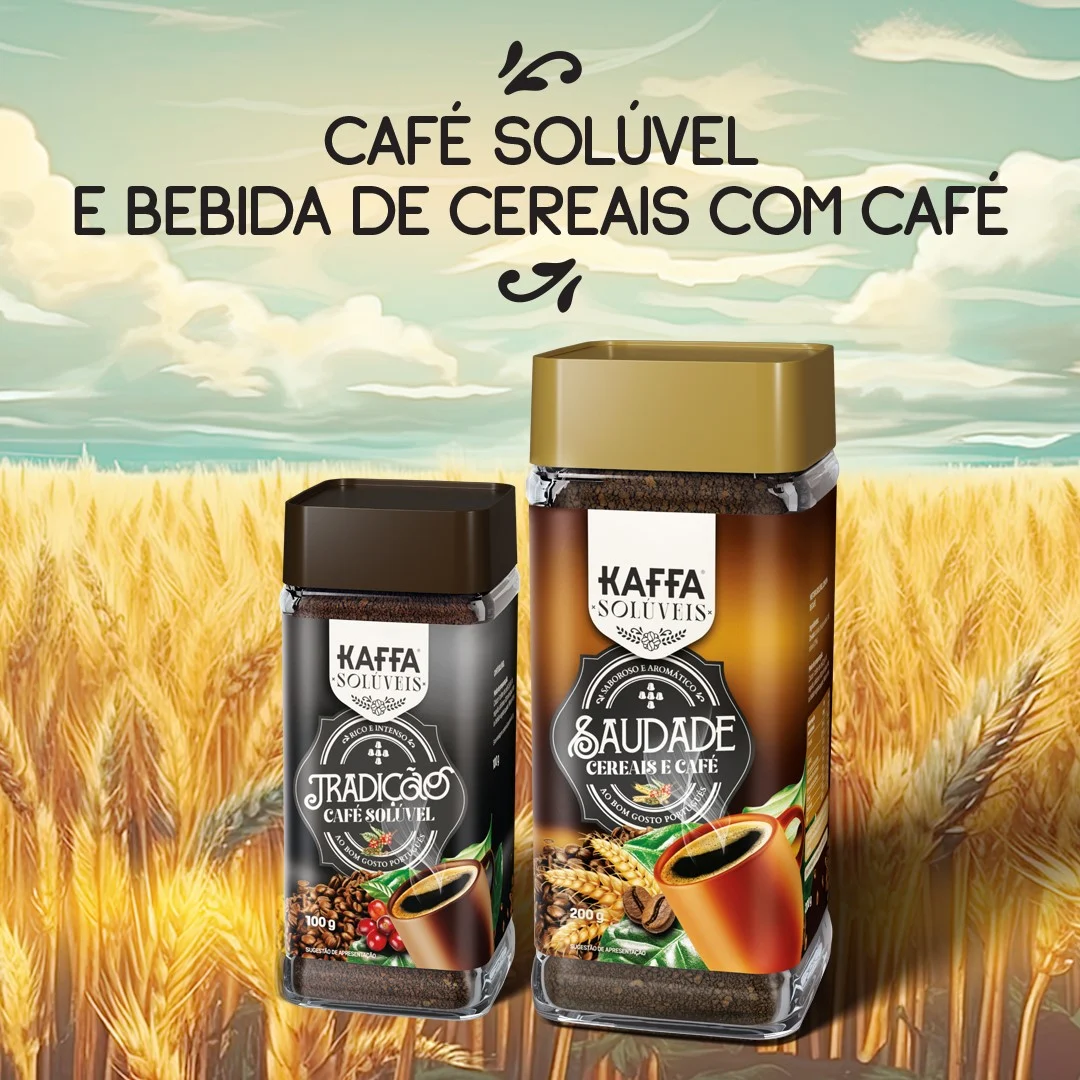 Kaffa entra na categoria solúveis com lançamento de dois novos produtos