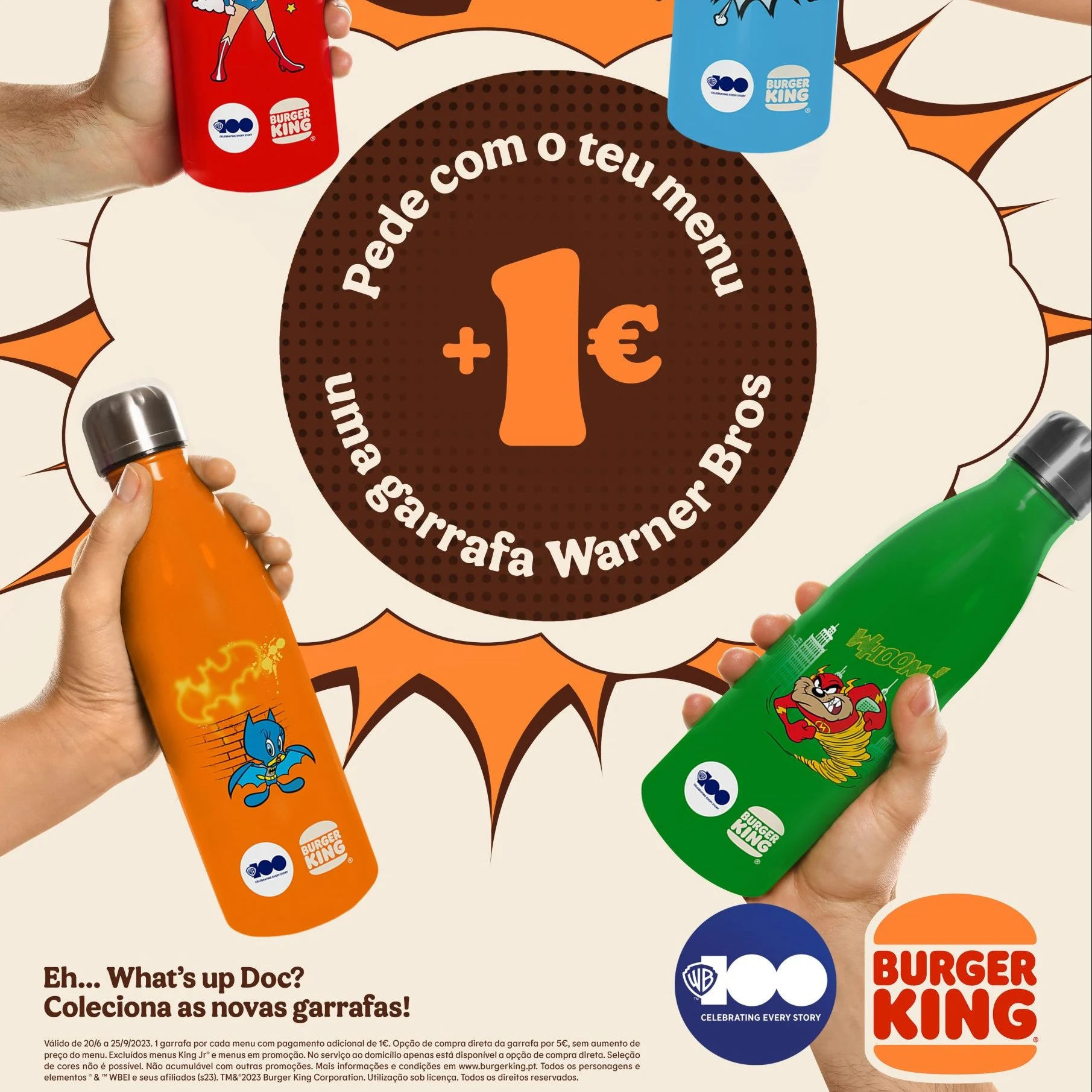 Burger King e Warner Bros lançam coleção de verão