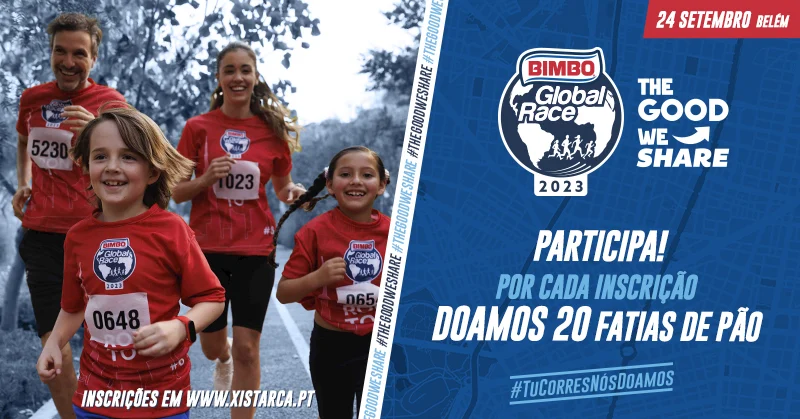Bimbo Global Race está de volta com o lema “The Good We Share”
