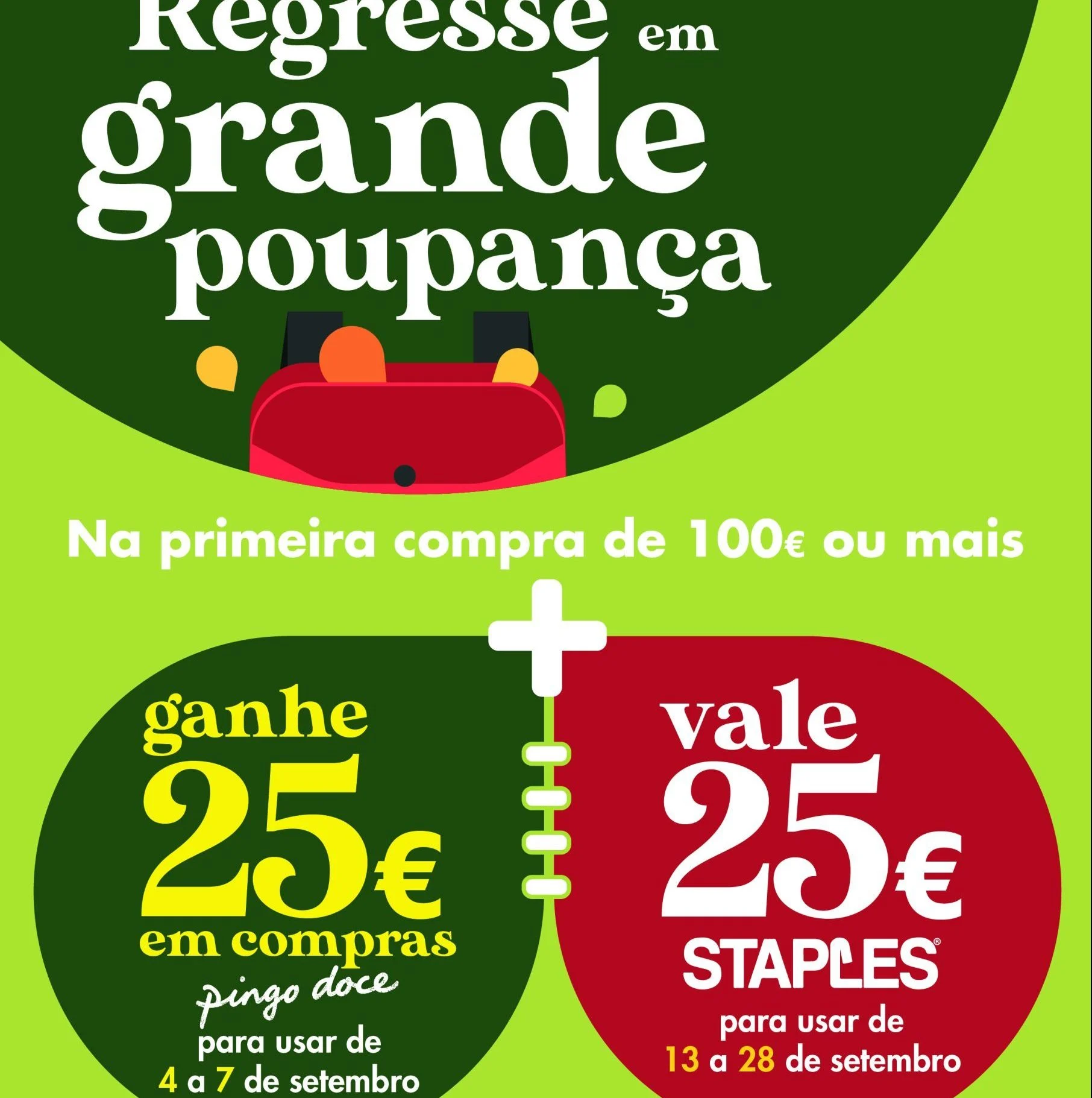 Pingo Doce e Staples lançam campanha de regresso às aulas