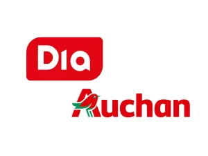 Dia + Auchan logos