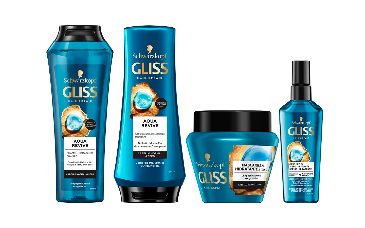 Gliss lança Aqua Revive com complexo hialurónico e algas marinhas
