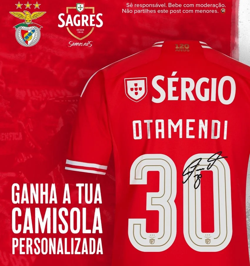 Cerveja Sagres e SL Benfica lançam iniciativa de homenagem aos adeptos