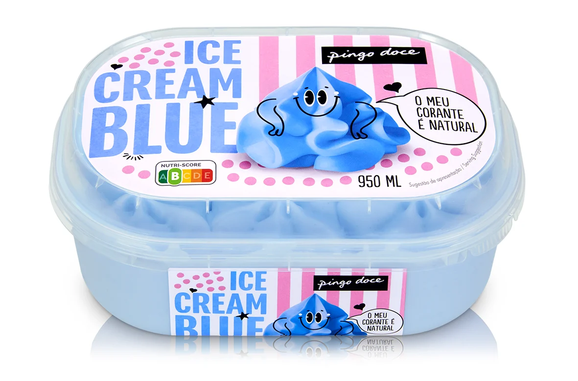 Pingo Doce lança gelado azul