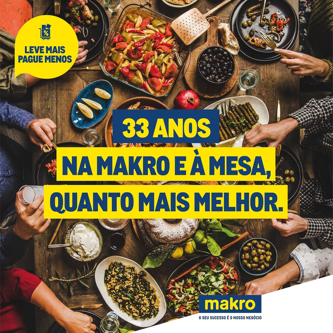 Makro Portugal celebra 33.º aniversário