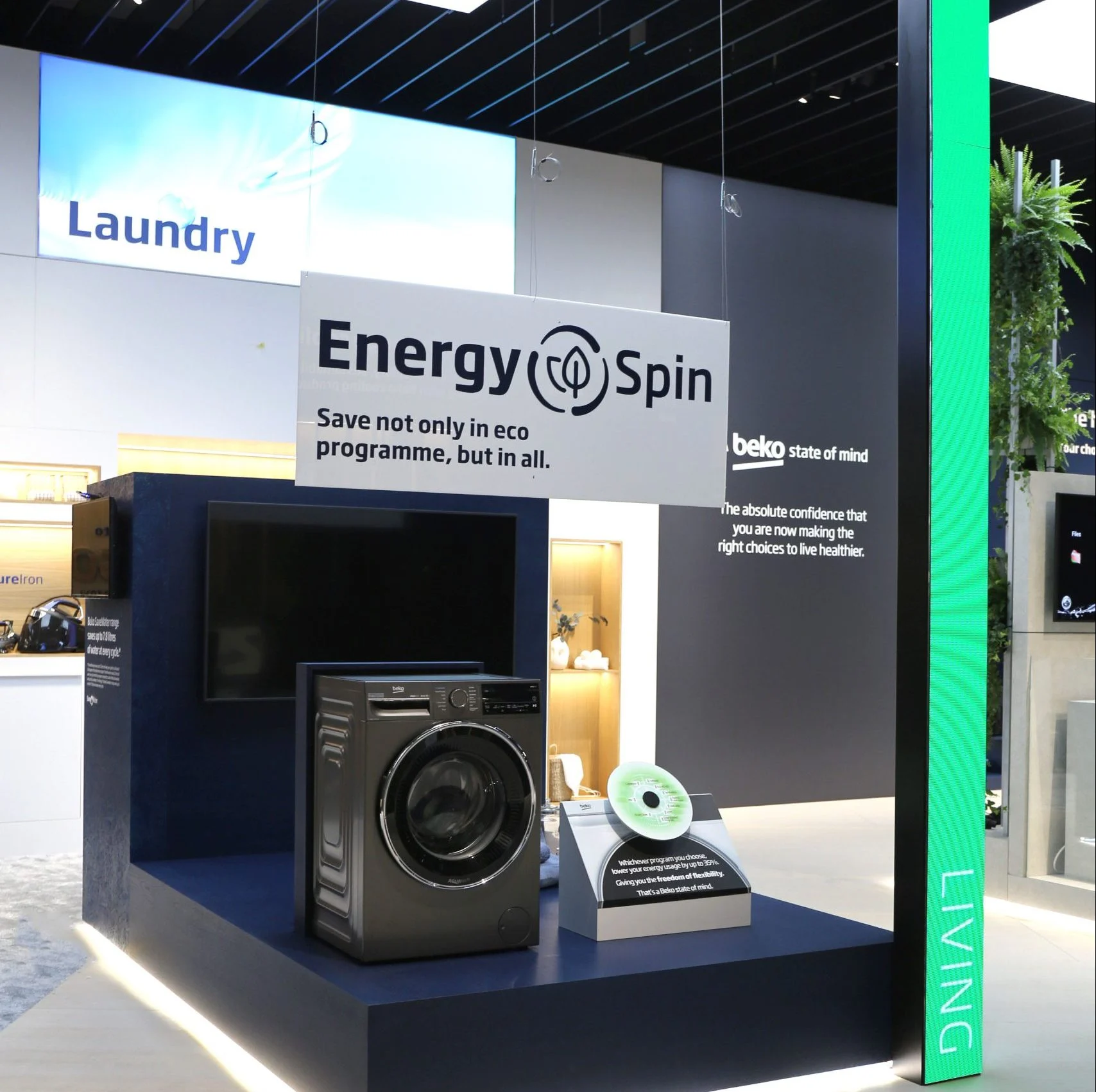 Beko tem novo posicionamento e apresenta tecnologia EnergySpin 