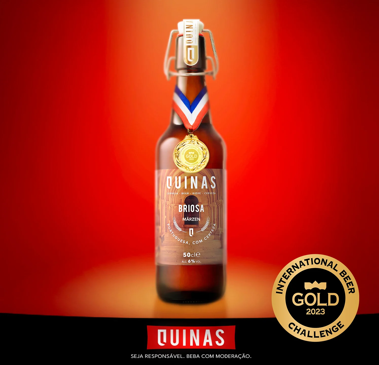 Quinas Briosa vence medalha de ouro no International Beer Challenge 2023