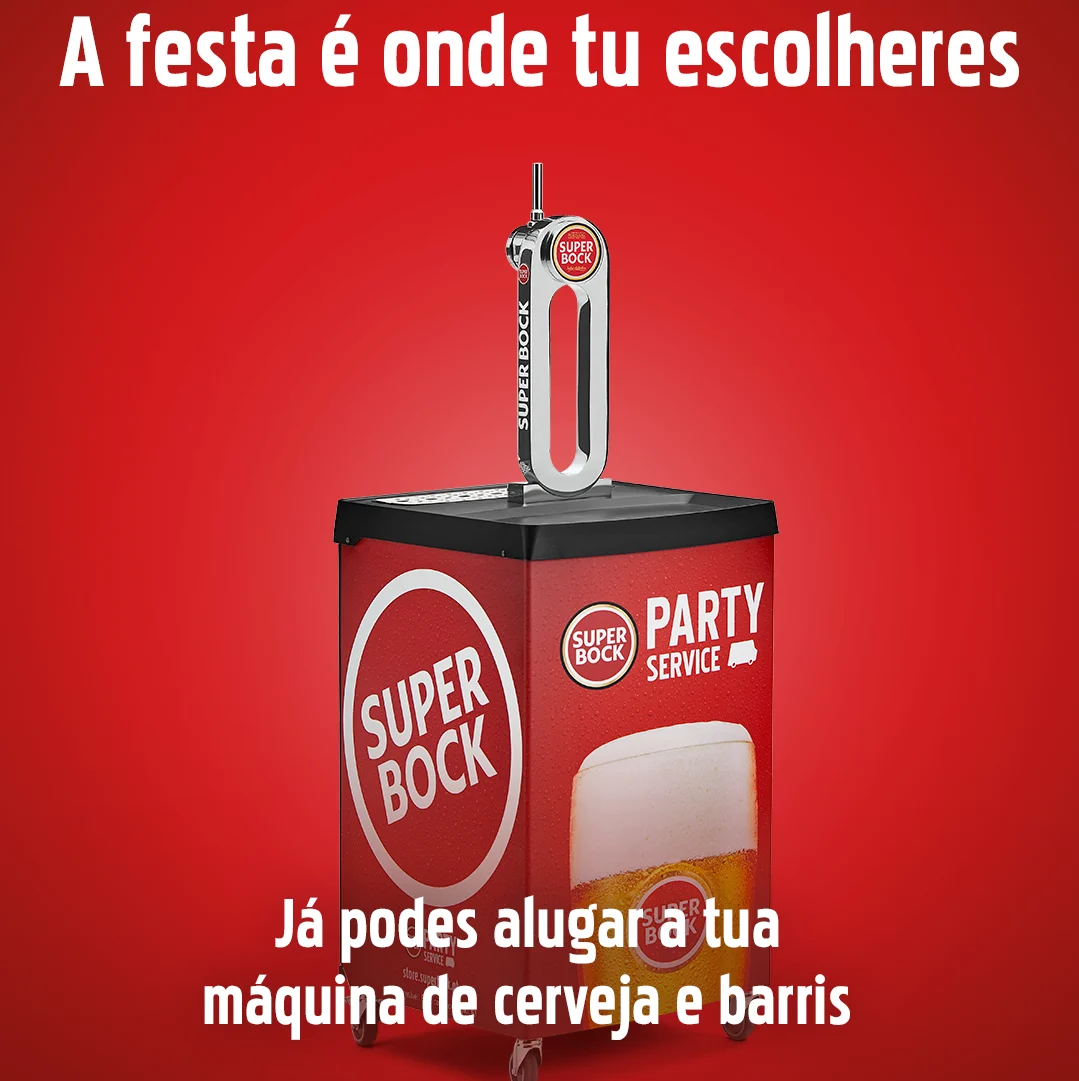 Super Bock leva cerveja à pressão a casa dos consumidores com Party Service