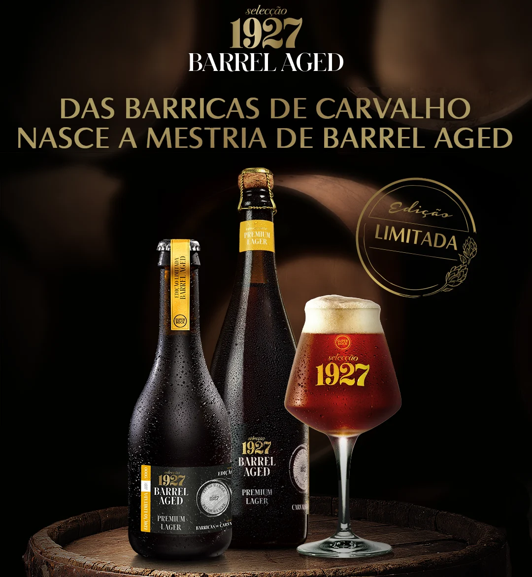Super Bock Selecção 1927 lança Barrel Aged Premium Lager 2023