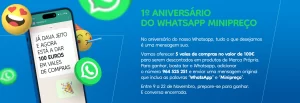 Aniversário WhatsApp Minipreço