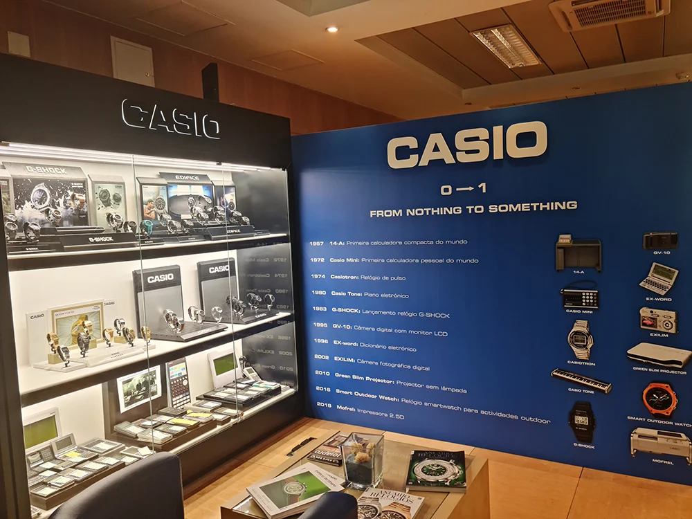 Casio celebra 15 anos de presença direta em Portugal