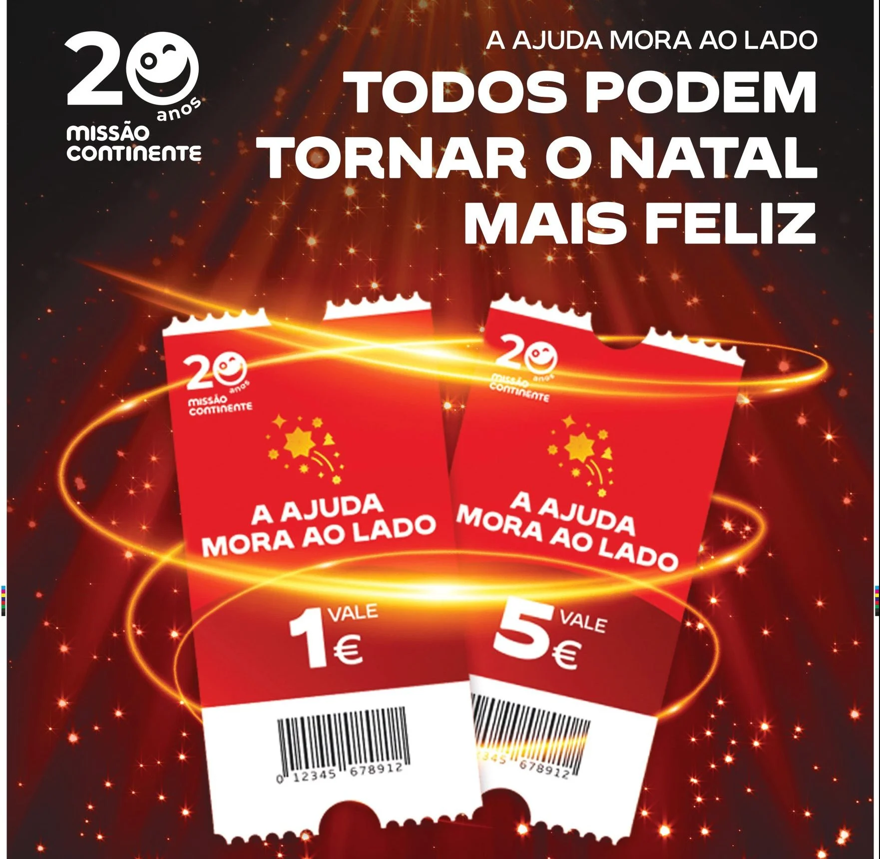 Missão Continente apresenta campanha de Natal com o mote “A ajuda mora ao lado”