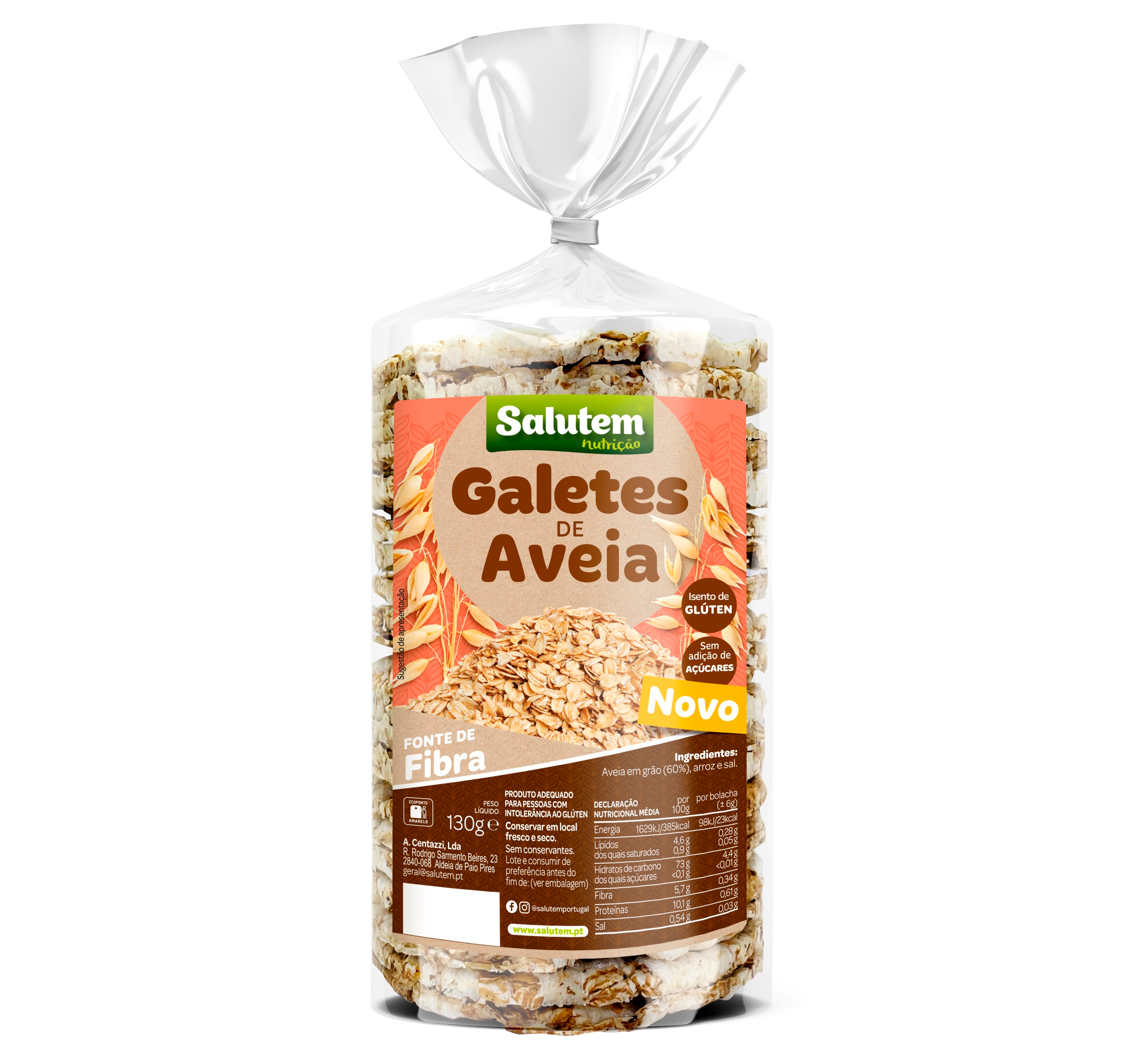 Salutem lança Galetes de Aveia