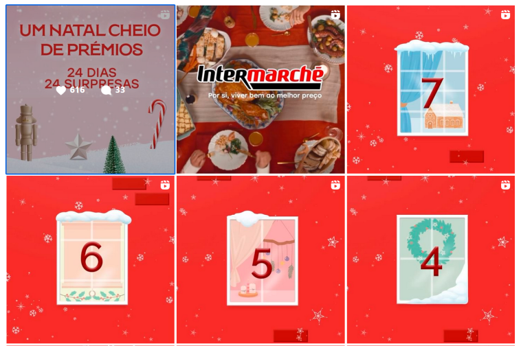 Intermarché calendário do Advento digital