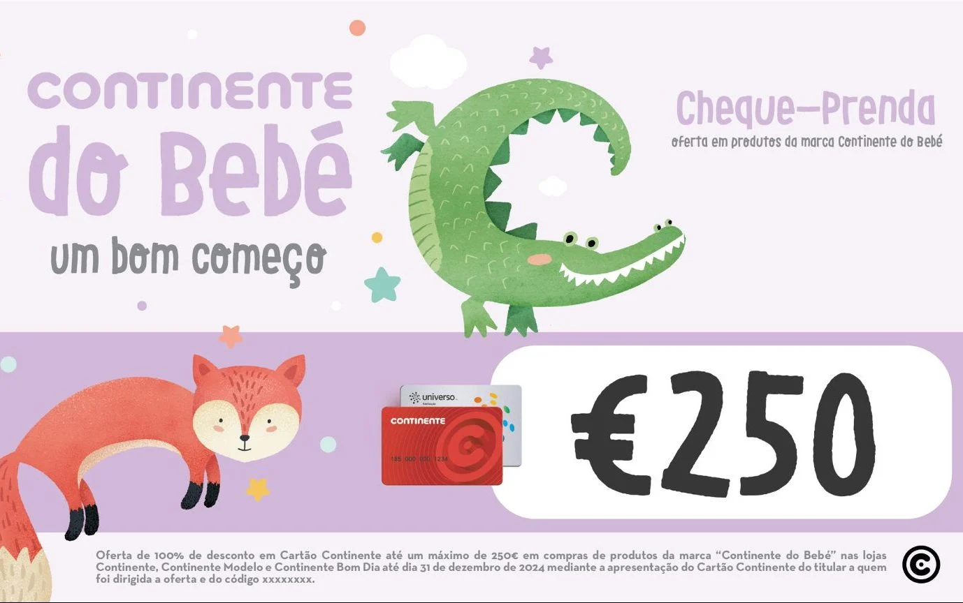 Continente oferece 250 euros ao primeiro bebé do ano de cada distrito
