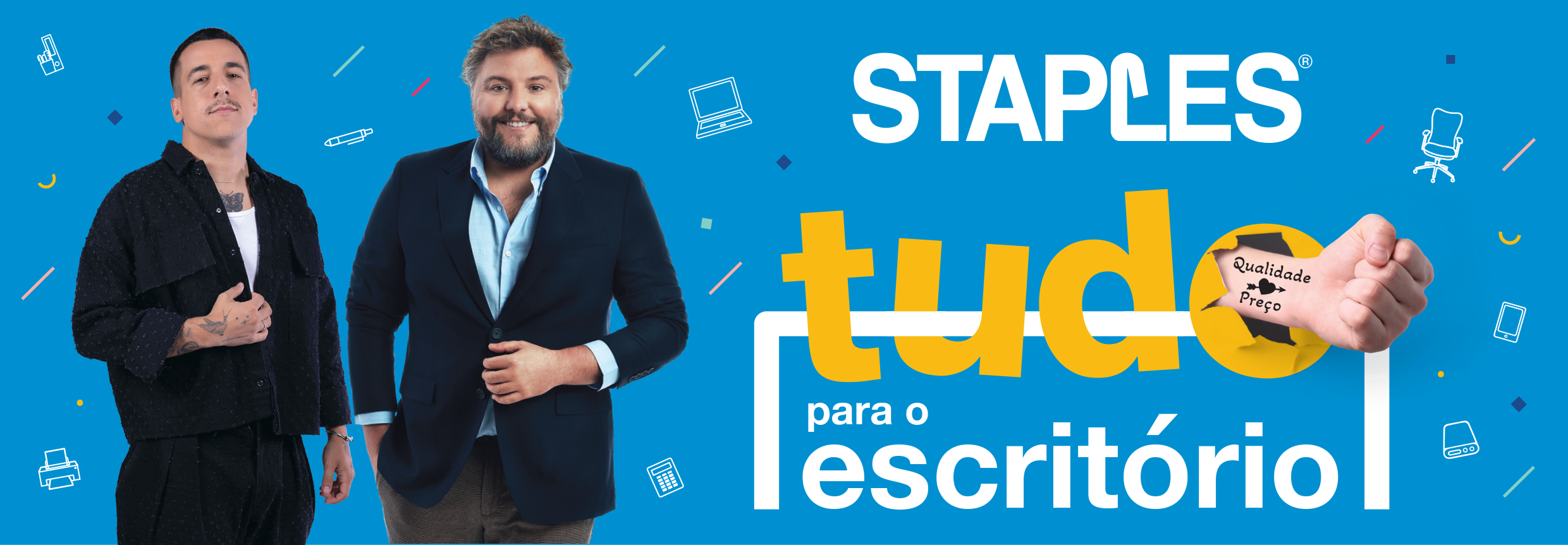 Staples reforça o posicionamento no segmento empresarial com nova campanha