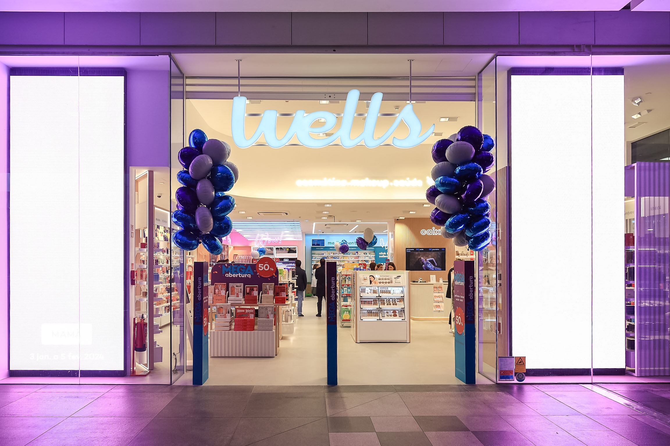 Wells abre nova loja no Aqua Portimão com conceito de perfumaria e beleza