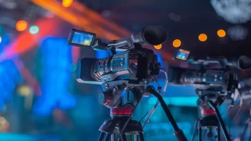 transmitir em um show em uma sala sem espectadores