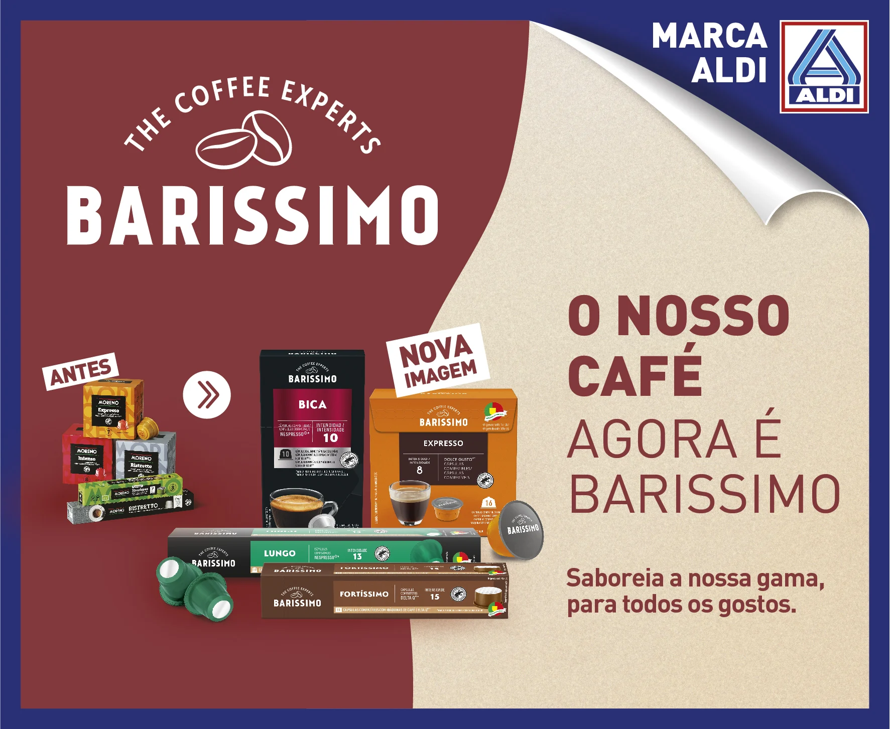 Aldi lança nova marca para o seu café