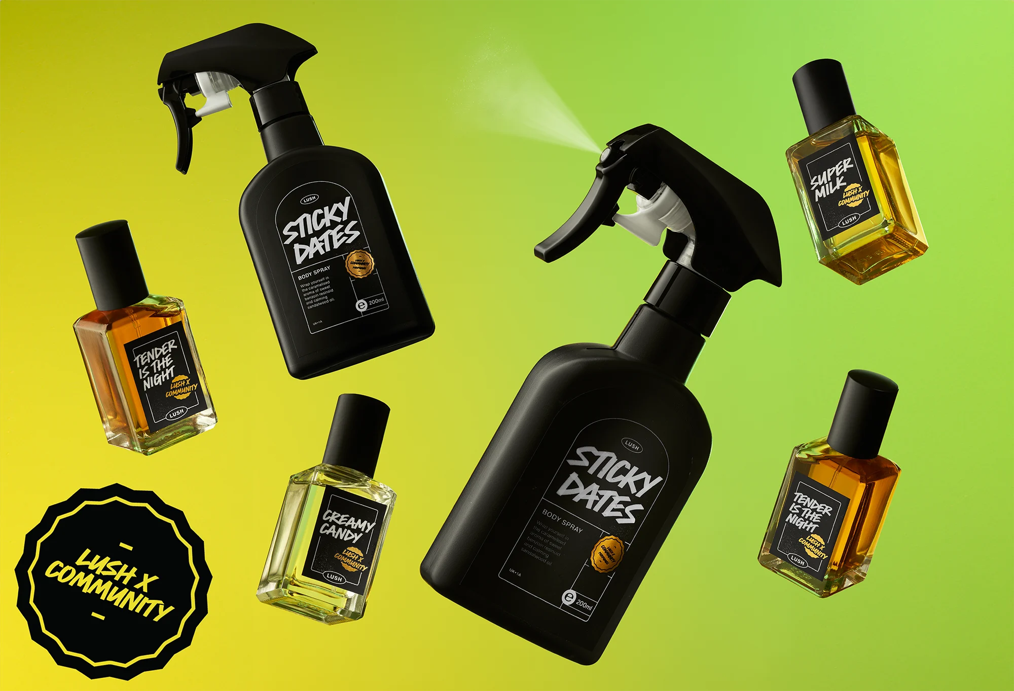 Spray condicionador da Lush transformou-se num perfume