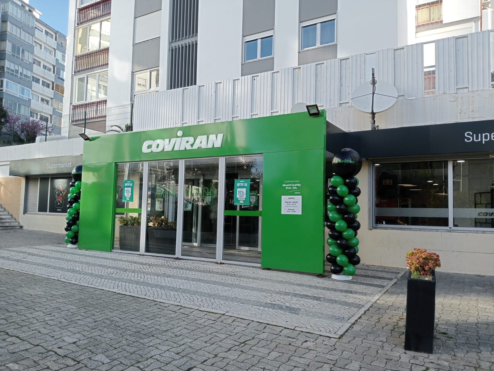 Coviran estreia nova imagem em novo supermercado no Estoril