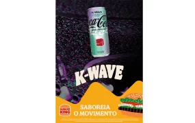Burger King parceiro exclusivo da Coca-Cola K-Wave na restauração