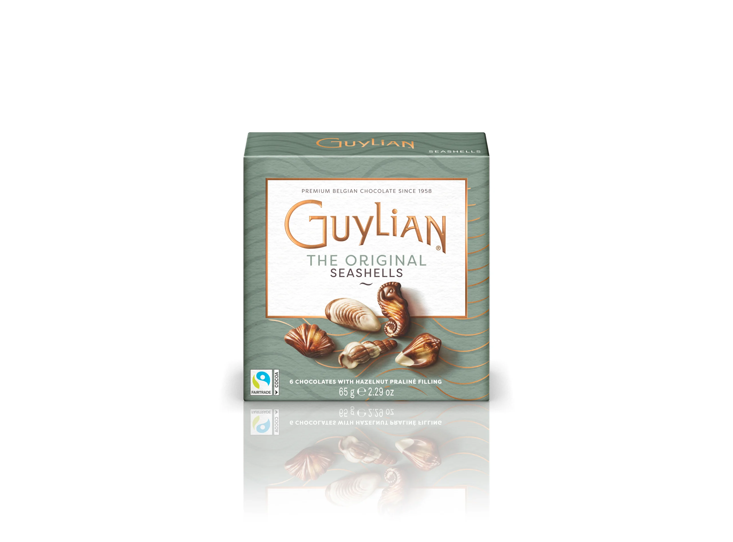 Guylian apresenta nova embalagem de Frutos do Mar 65 gramas