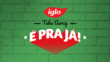 Logo & Fundo Campanha Iglo Take Away