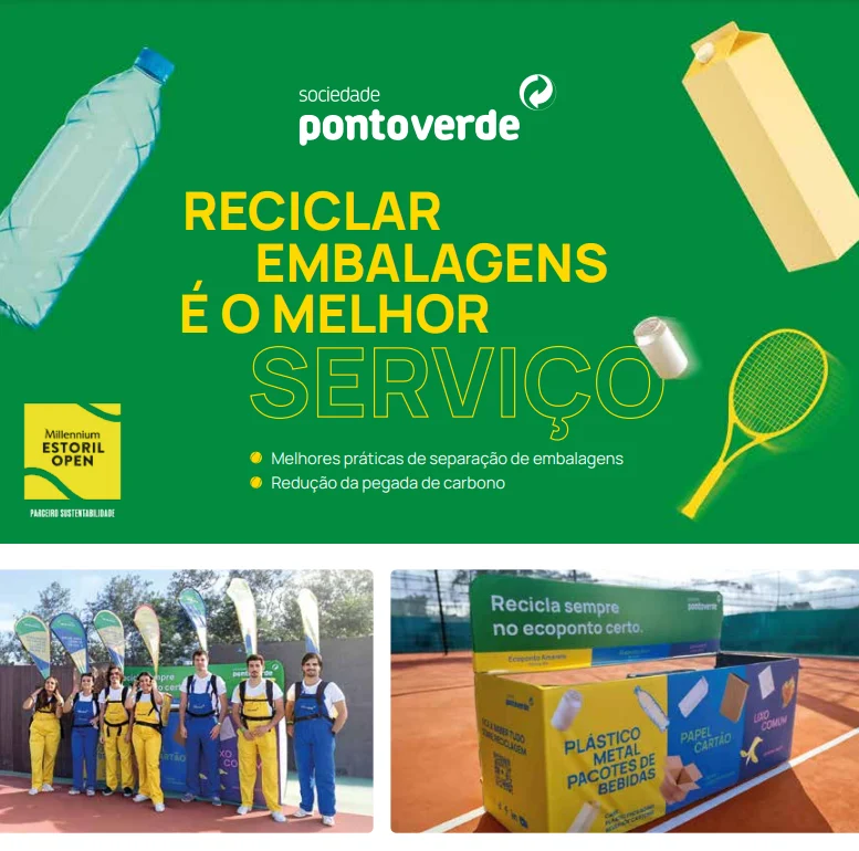 SPV é parceira de sustentabilidade do Millennium Estoril Open