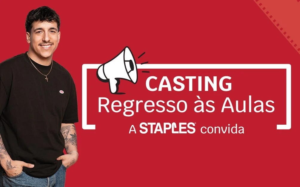 Staples lança casting para a campanha de regresso às aulas