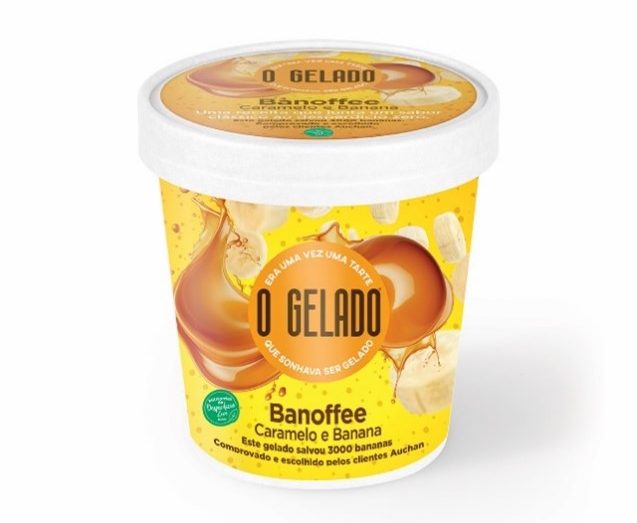Auchan cria novo gelado Banoffee com bananas maduras não vendidas 