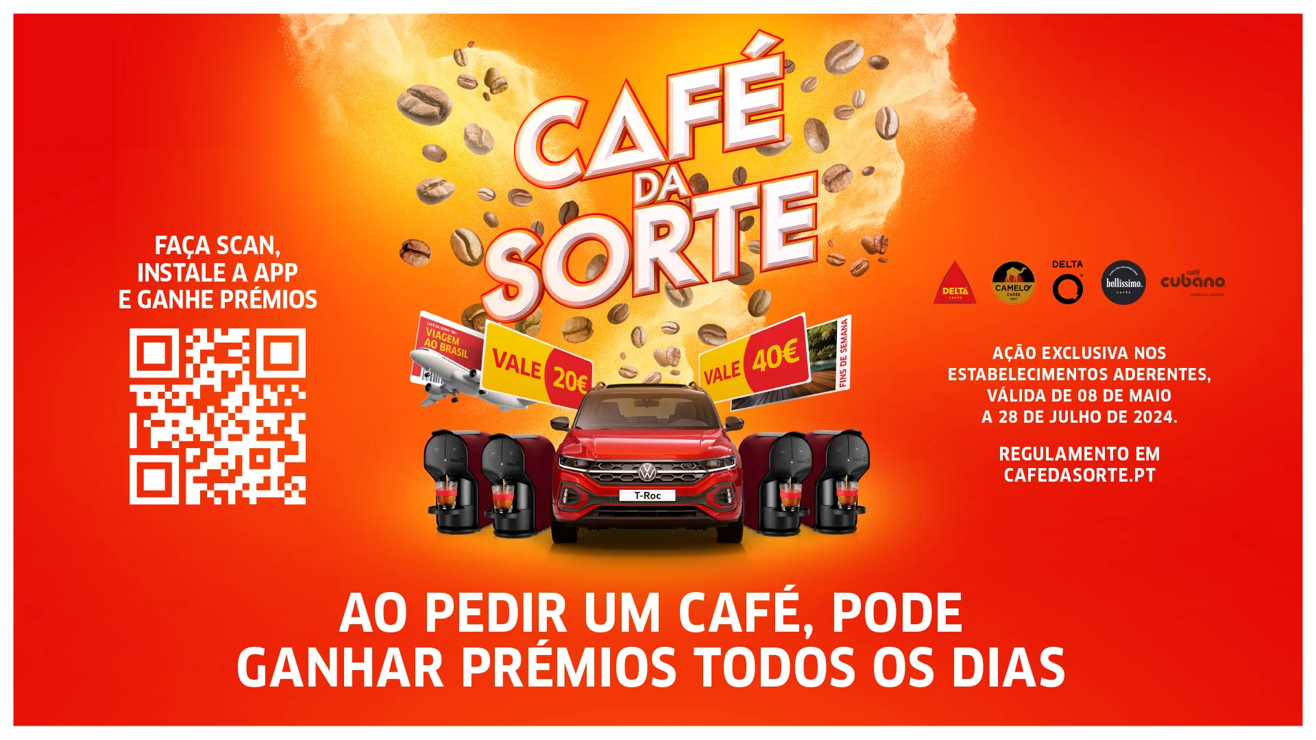 Café da Sorte da Delta Cafés vai oferecer mais de 6.000 prémios