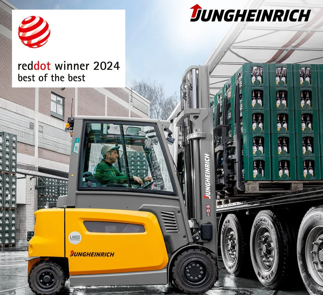 Empilhador EFG 4 da Jungheinrich recebe a maior distinção nos Red Dot Design Award