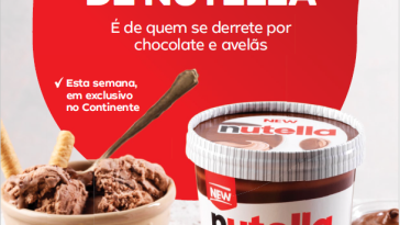 Continente gelados Nutella