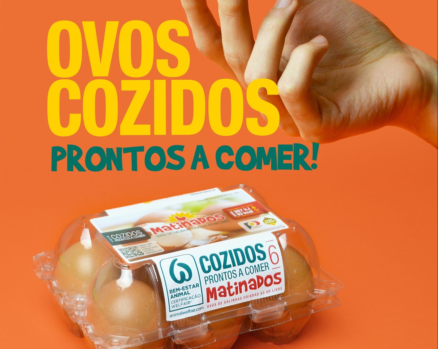 Matinados lançam Ovos Cozidos Prontos a Comer